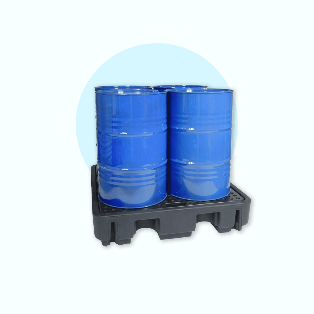 Capture trays, drip trays, pallets and drip trays, plastic drip trays for barrels.