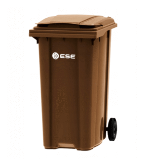 360 L brown waste container