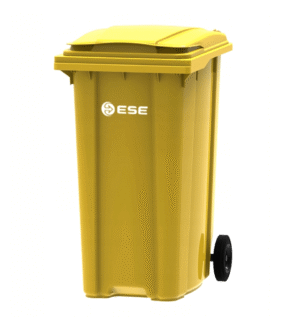 360 L waste container, yellow