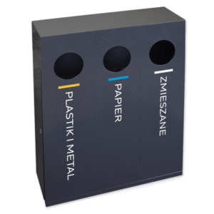 Recycling bin, 3-compartment Eco Smart, 3 × 30 L