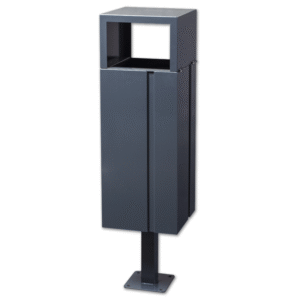 Street bin on a pole Monaco 40 L