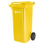 Waste container 120 L, yellow
