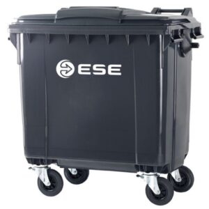 770 L waste container, black