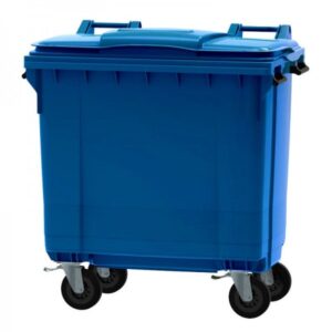 Waste container, 770 L, blue