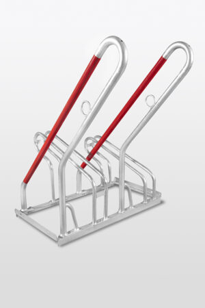 New York Top bike rack with supports, one-sided