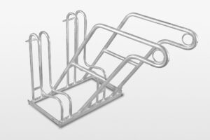 Ohio Arizona bike rack with supports, one-sided