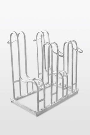 Arizona screw-mounted bike rack for two-sided parking